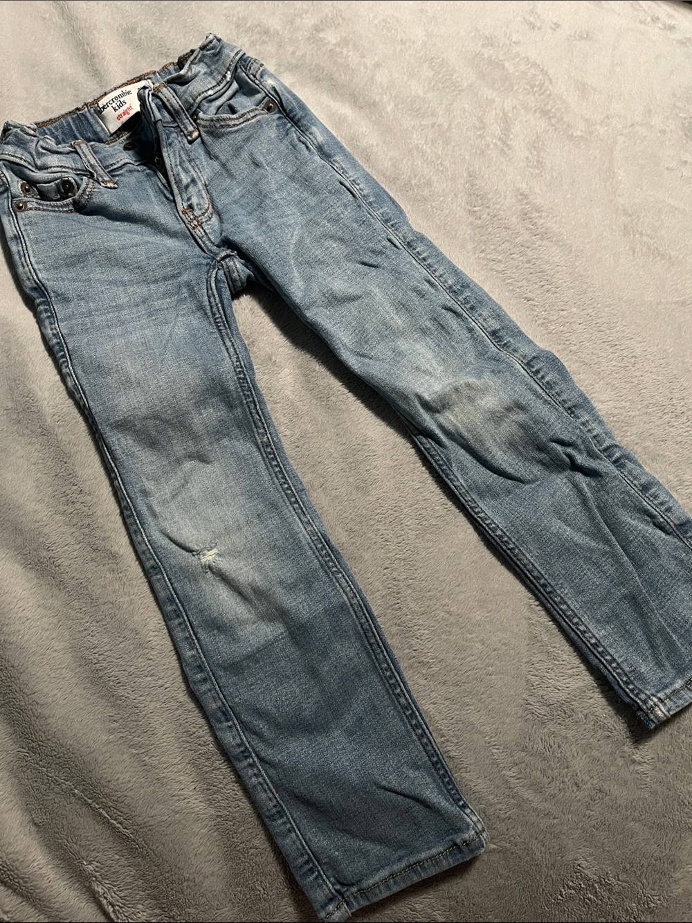 Abercrombie Kids Faded Blue Straight Jeans